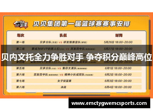 贝内文托全力争胜对手 争夺积分巅峰高位