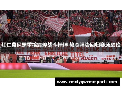 拜仁慕尼黑重拾辉煌战斗精神 势态强势回归赛场巅峰